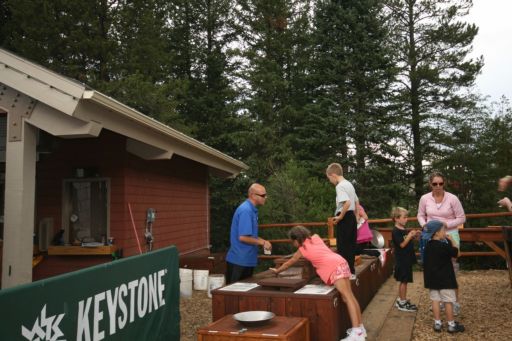 Kids Panning for Gold at Keystone Resort