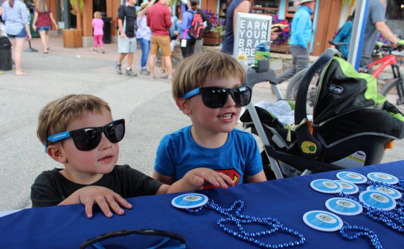 Kids having fun at Keystone Summer Festival in Colorado