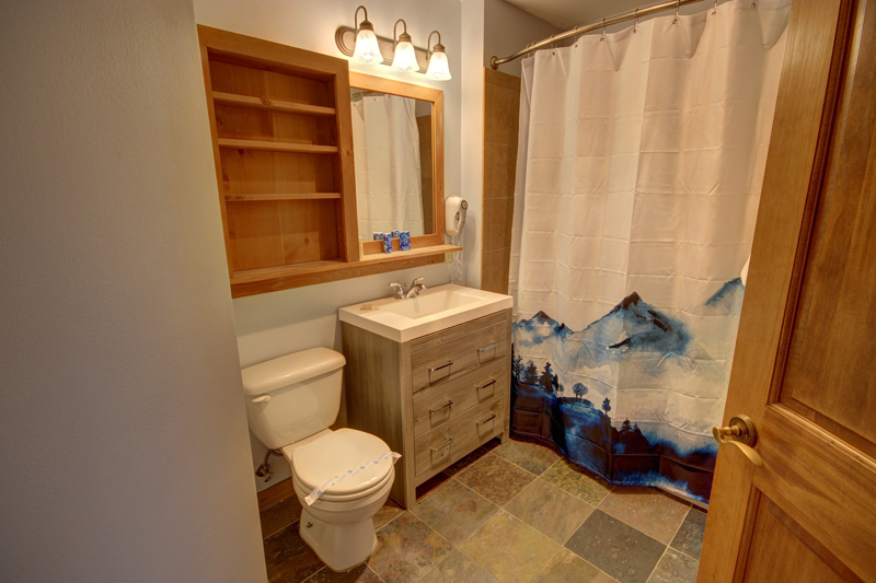Gorgeous updated bathroom in Red Hawk Vacation Rental Condo