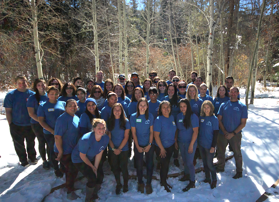 SummitCove Property Management Lodging Team at a Training in October 2018