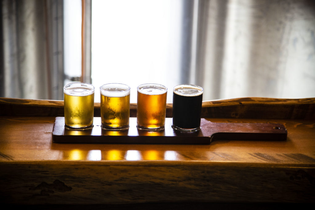 Craft Beer Flight from Pug Ryan's Brewery