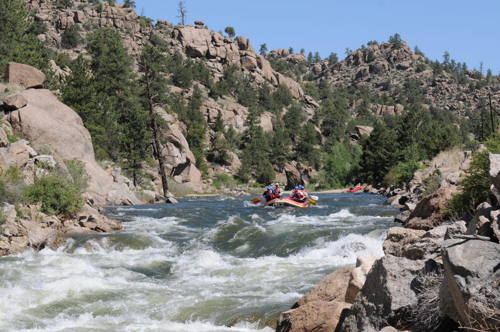 Brown's Canyon Rafting Whitewater Rapids
